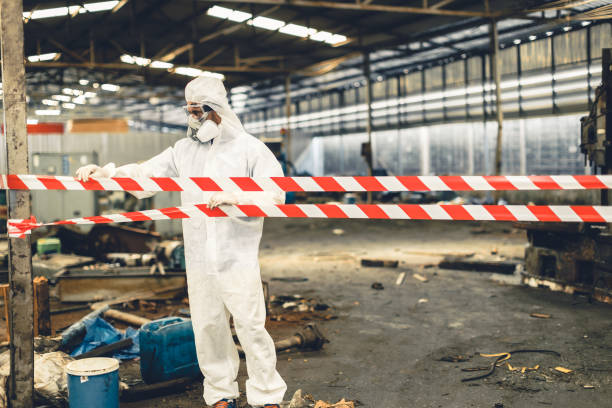 Professional Biohazard technician working in Parkton, MD
